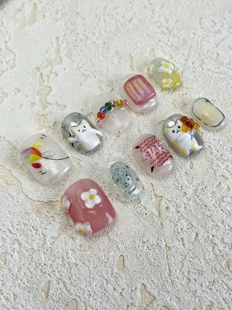 presionar sobre las uñas