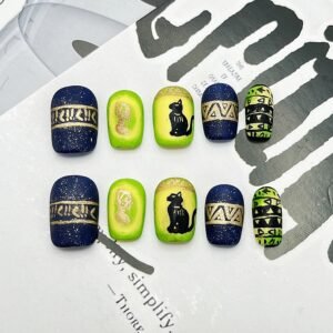 أظافر صناعية لطيفة من Summer Preferred Coastal Press on Nails